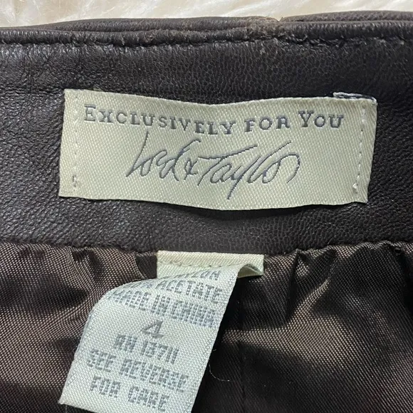 Lord and Taylor Vintage Leather Skirt