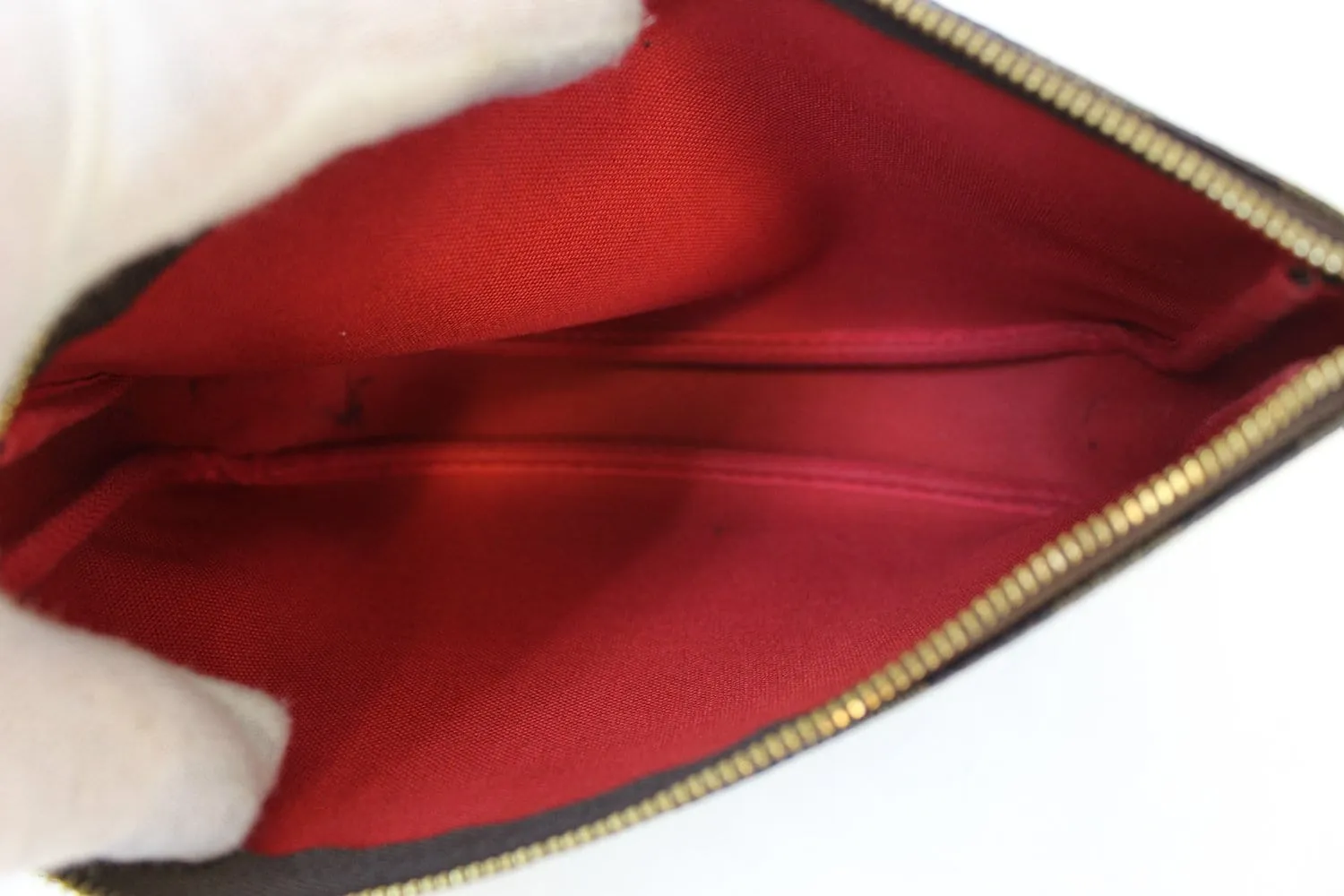 LOUIS VUITTON Damier Ebene Pochette Accessoires Pouch