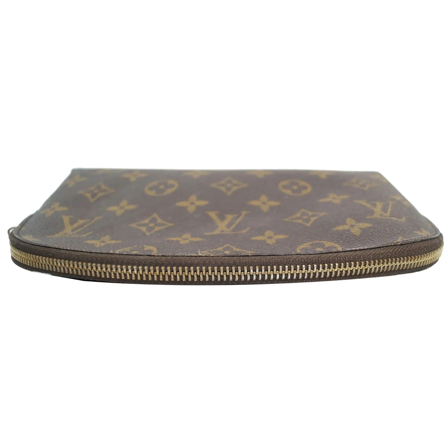 LOUIS VUITTON Monogram Canvas Cosmetic Pouch Brown
