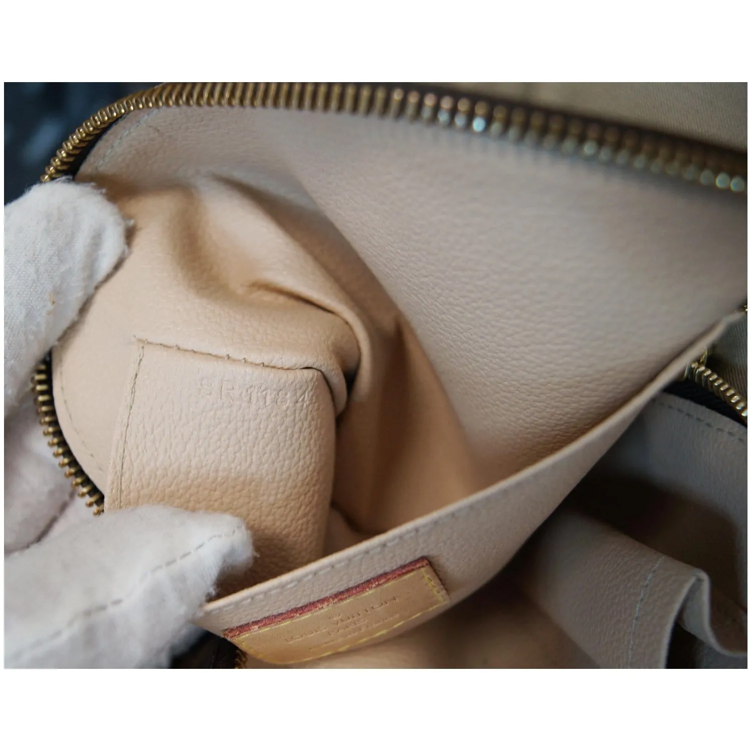 LOUIS VUITTON Monogram Canvas Cosmetic Pouch Brown