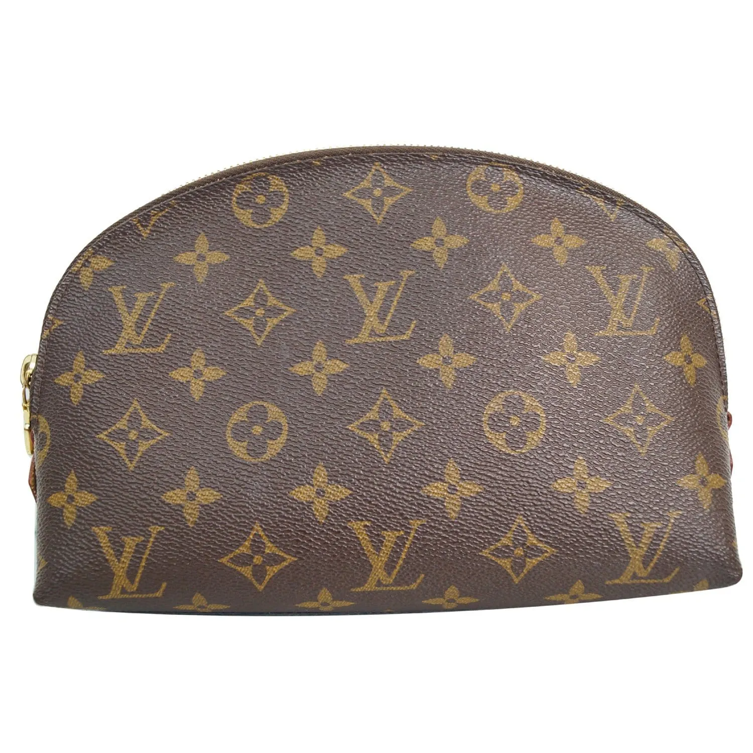 LOUIS VUITTON Monogram Canvas Cosmetic Pouch Brown