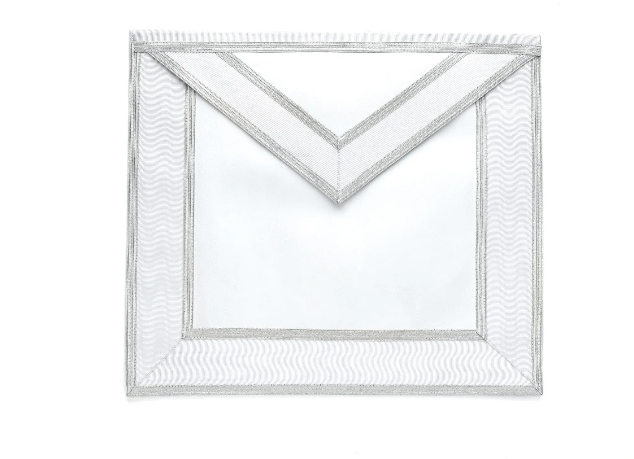 Master Mason White and Silver Apron