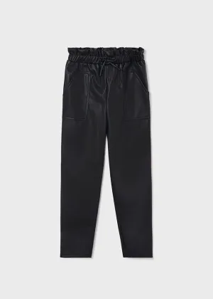 Mayoral Faux Leather Pant 7587