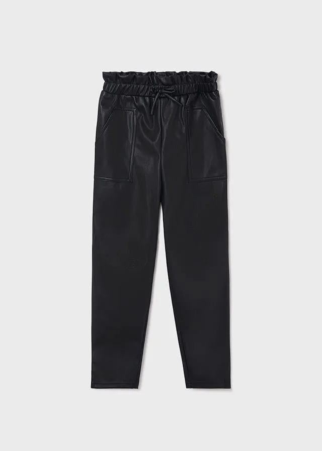 Mayoral Faux Leather Pant 7587