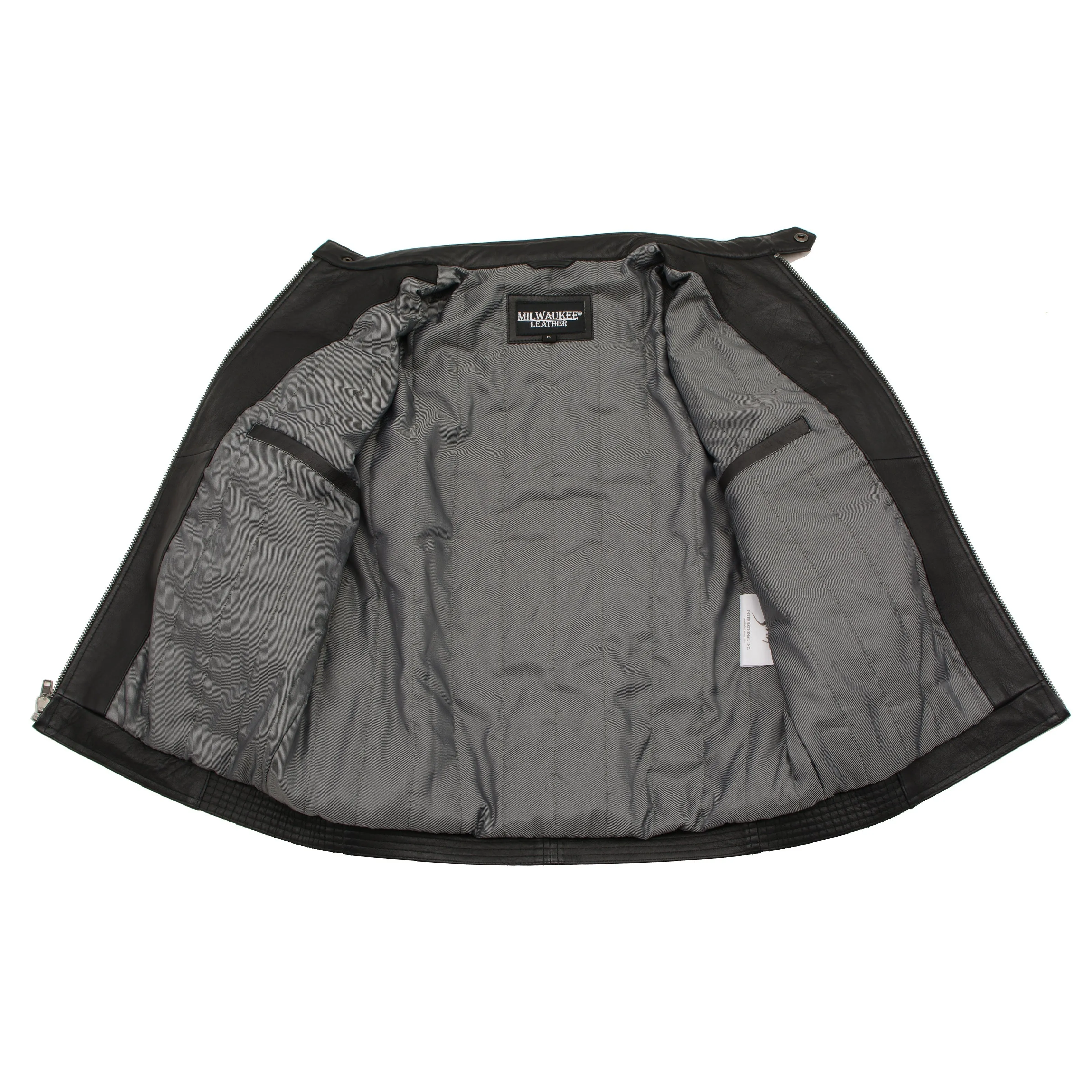 Men's euro collar café jacket w side stitch
