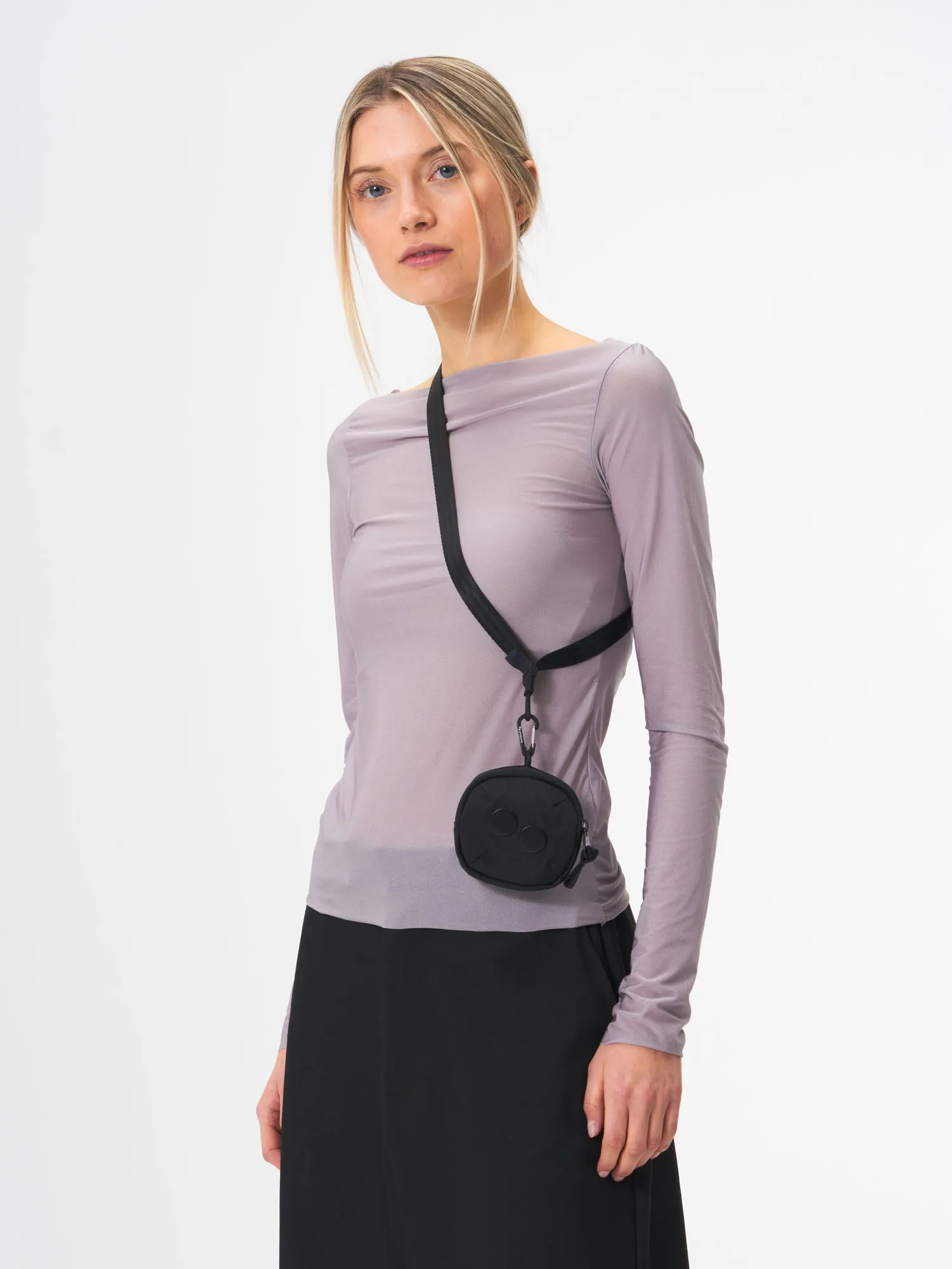 Mini Pouch - Crinkle Black