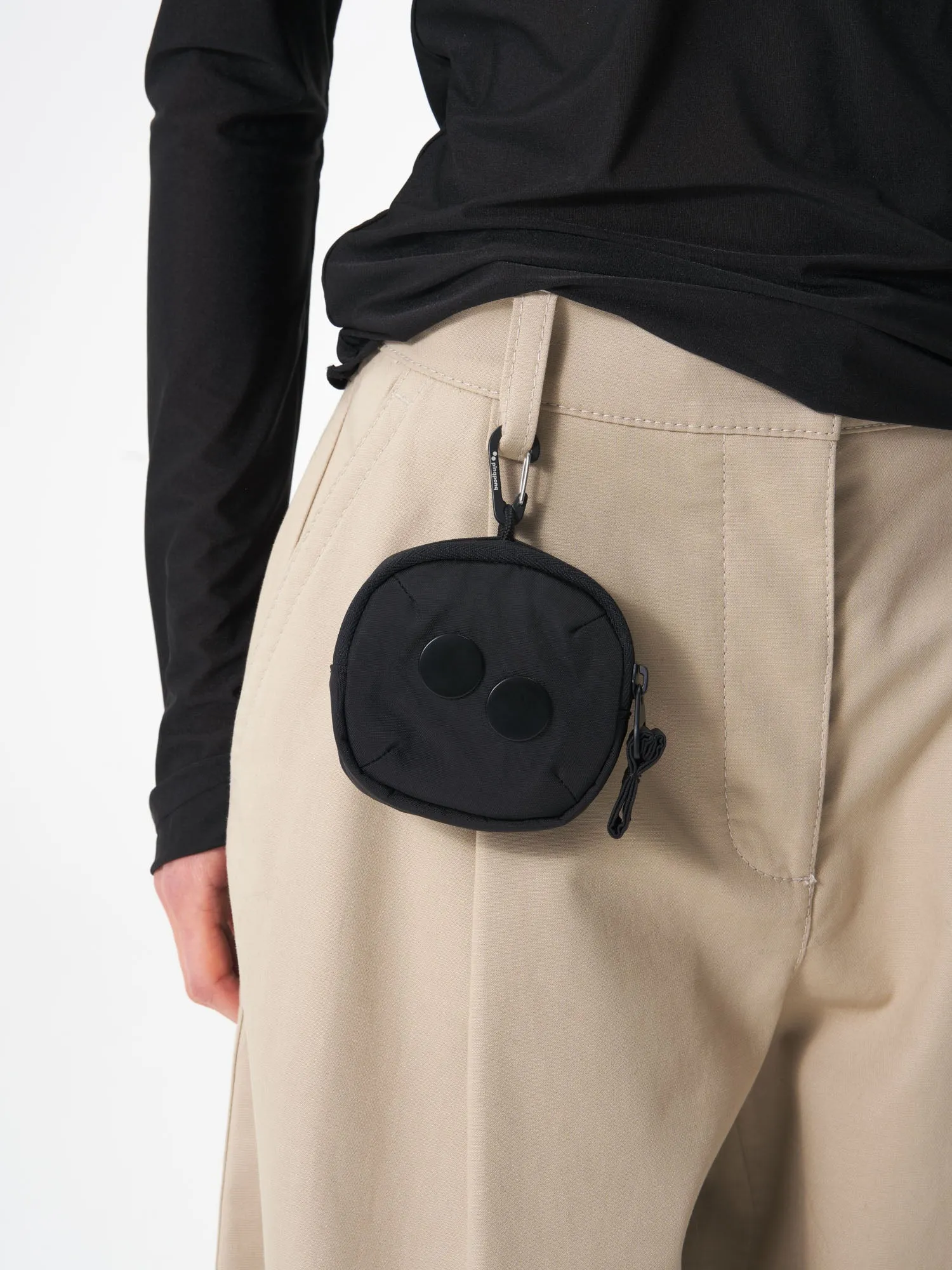 Mini Pouch - Crinkle Black