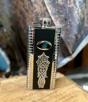 Mullingar Pewter Celtic Knot Hip Flask