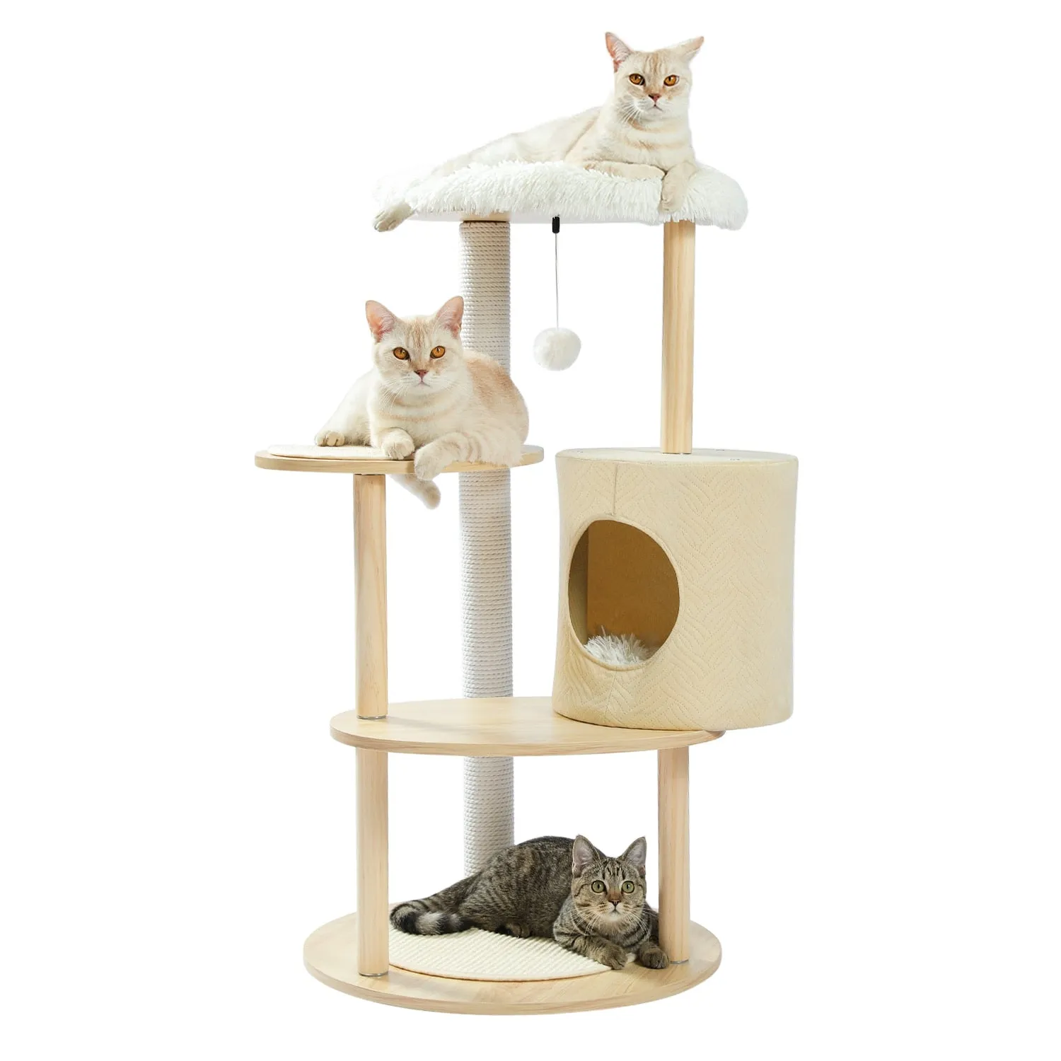 Multi-Level Cat Sisal Tower