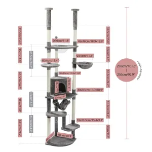 Multi-Level Cat Sisal Tower