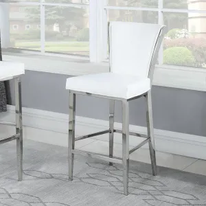 New Joy Flare Back Counter Height Stool (White) Joy Flare Back Counter Height Stool, White, Retails $639 