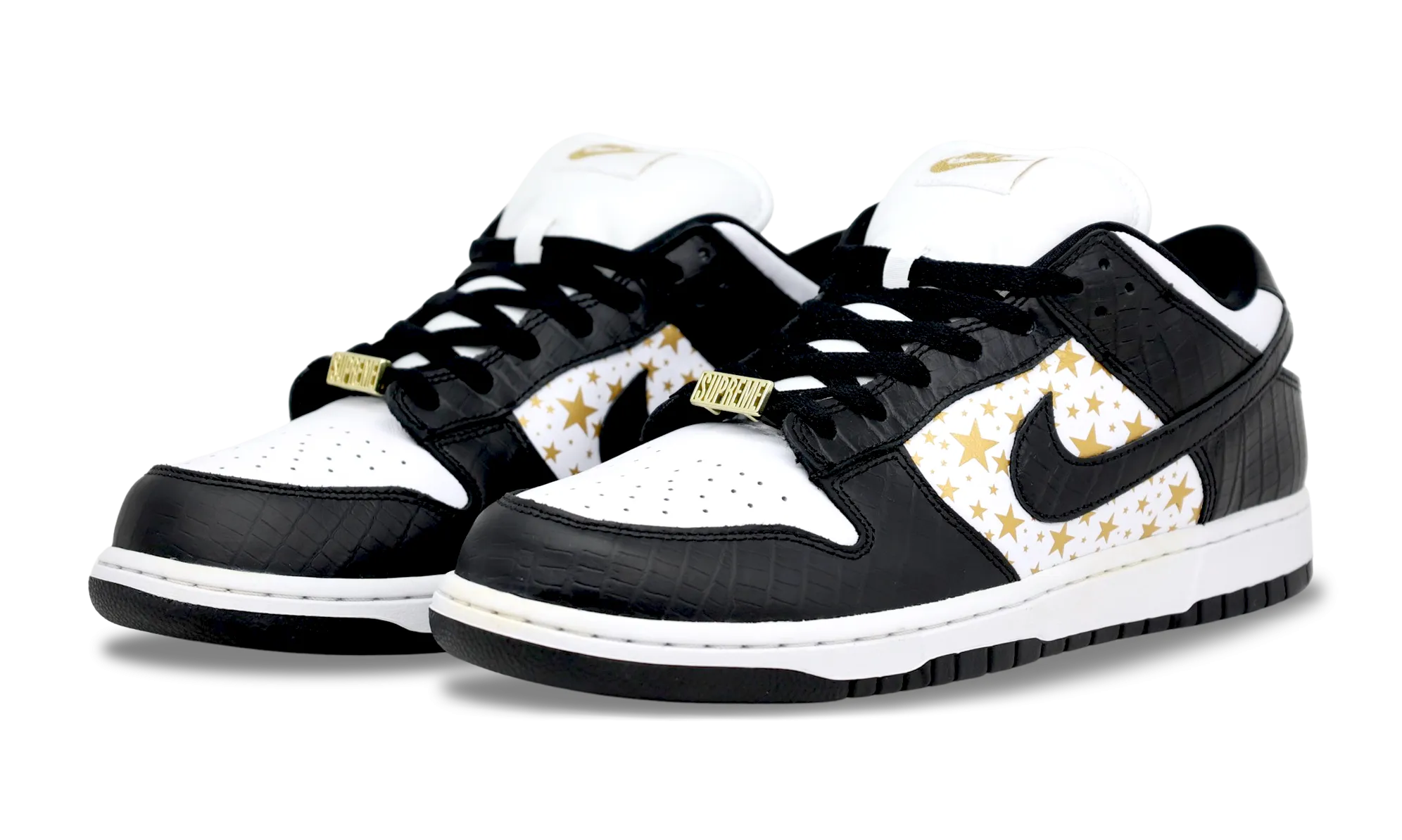 Nike SB Dunk Low x Supreme Stars Black (DH3228-102) Men's Size 10.5