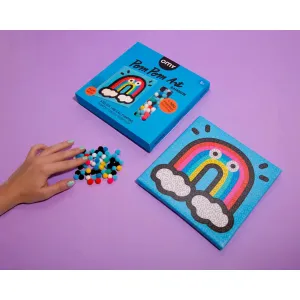 OMY - Pom Pom Art craft kit - Rainbow