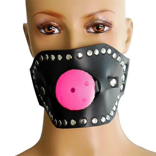 Open Mouth Restraint and Ball Gag Pink