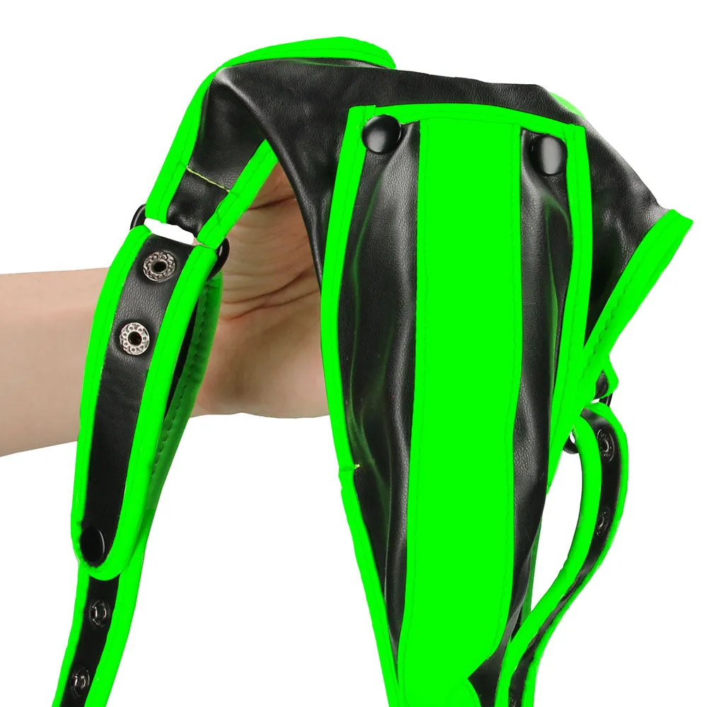 Ouch! Glow In The Dark Full Body Harness /XL