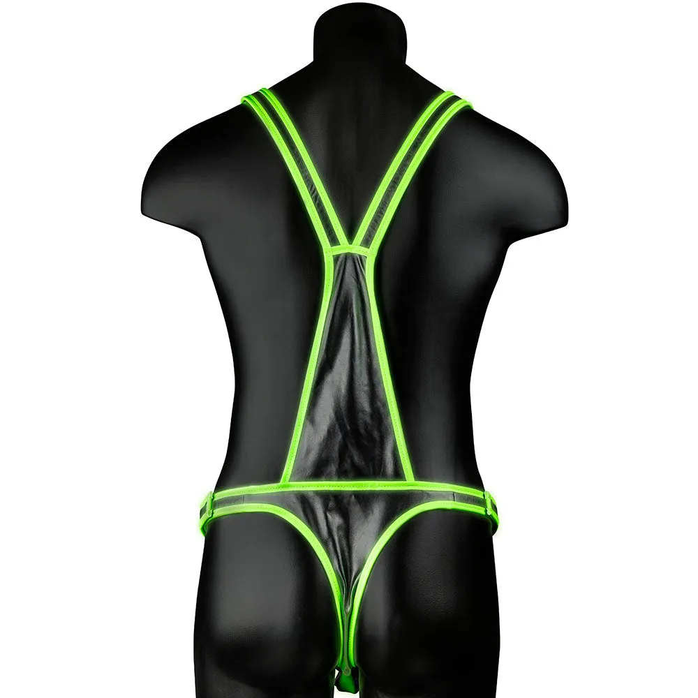 Ouch! Glow In The Dark Full Body Harness /XL