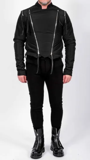 Padded Jacket with Zippers
