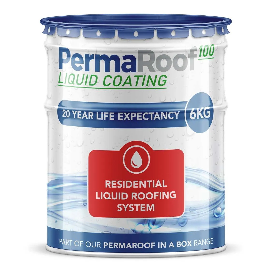 Permaroof 100 Polyurethane Liquid Waterproofing Roof Kit - 10m2