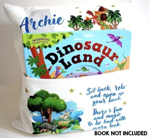 Personalised Dragon Book Pillow