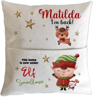 Personalised Elf Pillow (Elf not included)