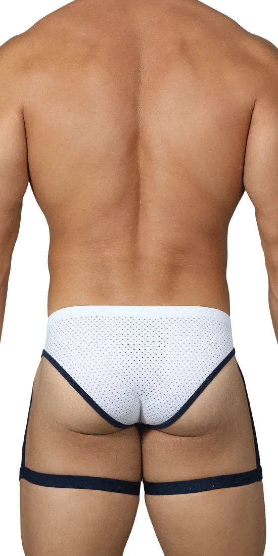 Pikante 0217 Adventures Garter Briefs White