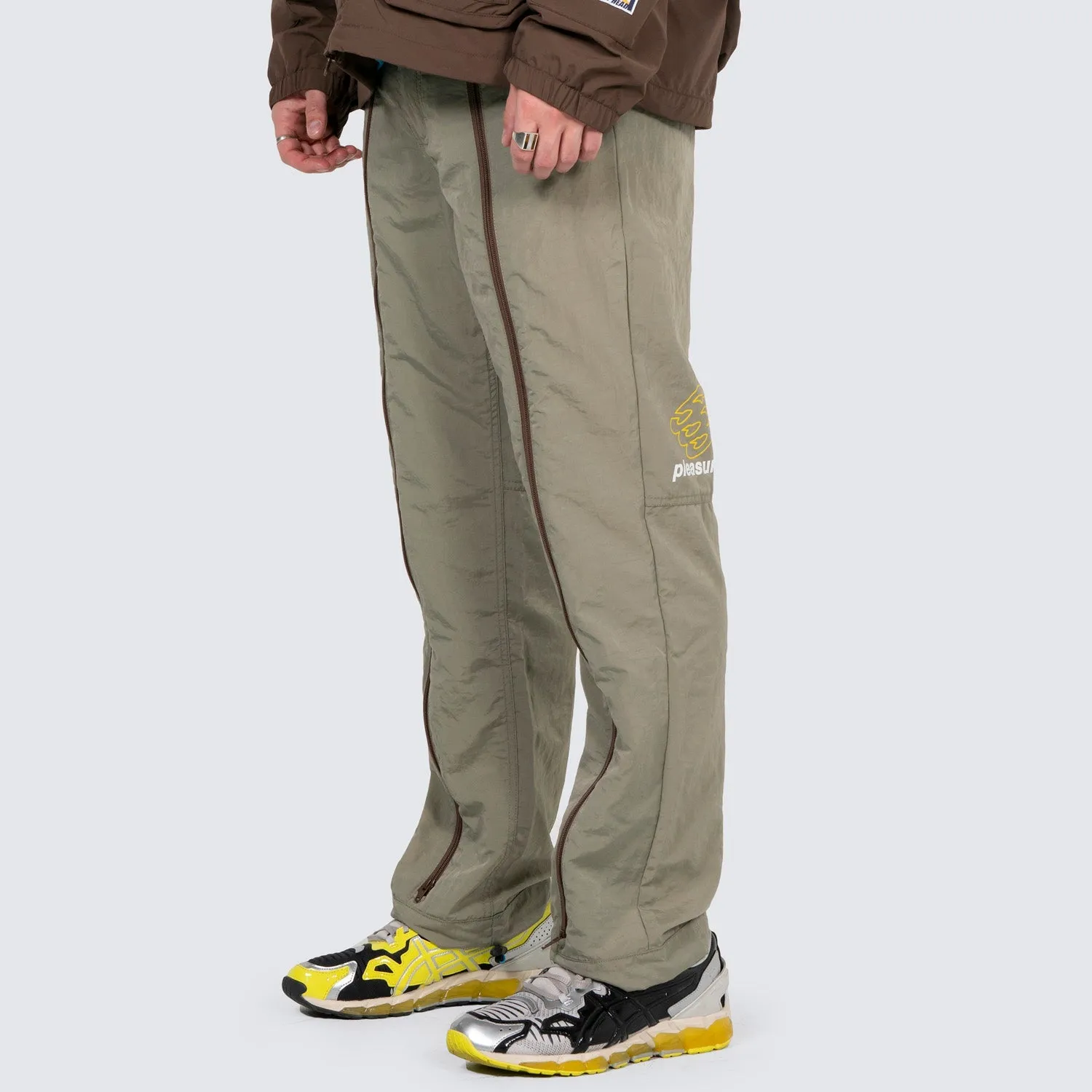 Pleasures Men Soul Nylon Active Pant Matcha
