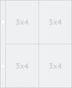 pocket page refill - 3x4