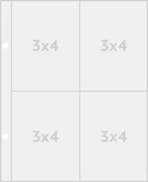 pocket page refill - 3x4