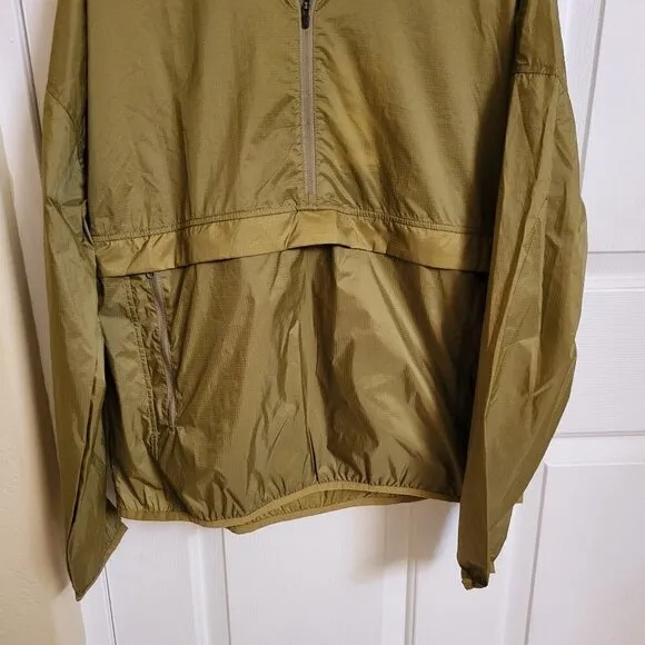 PRANA WOMEN'S WHISTLER ANORAK windbreaker Sweet Grass Size Small NWT