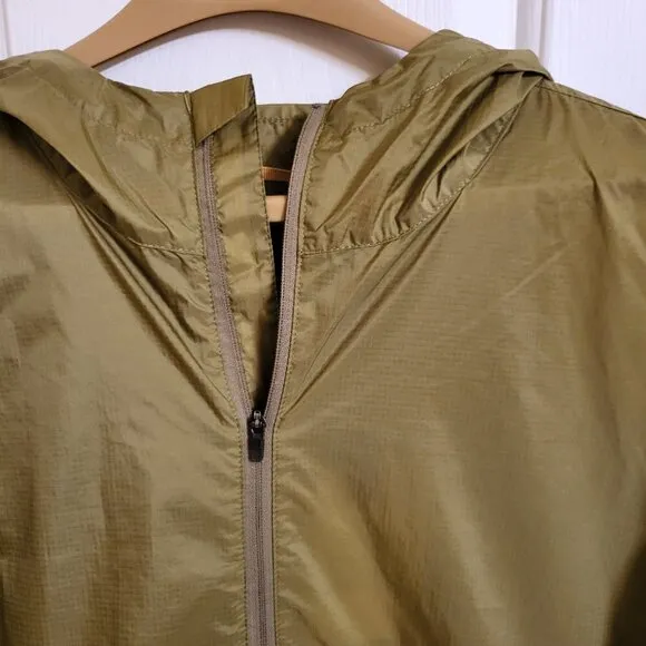 PRANA WOMEN'S WHISTLER ANORAK windbreaker Sweet Grass Size Small NWT