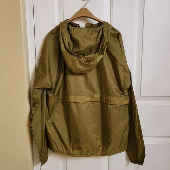 PRANA WOMEN'S WHISTLER ANORAK windbreaker Sweet Grass Size Small NWT
