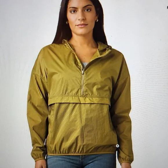 PRANA WOMEN'S WHISTLER ANORAK windbreaker Sweet Grass Size Small NWT