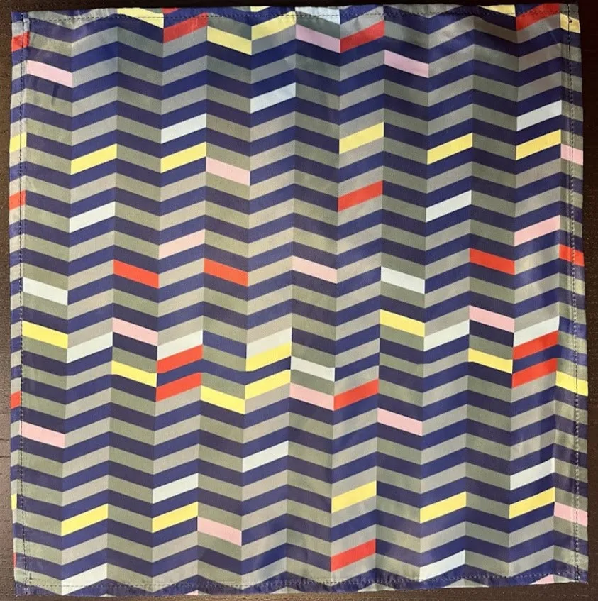 Pursuit Herringbone Pocket Square