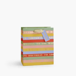 Rifle Paper co. - Birthday Wishes Medium Gift Bag