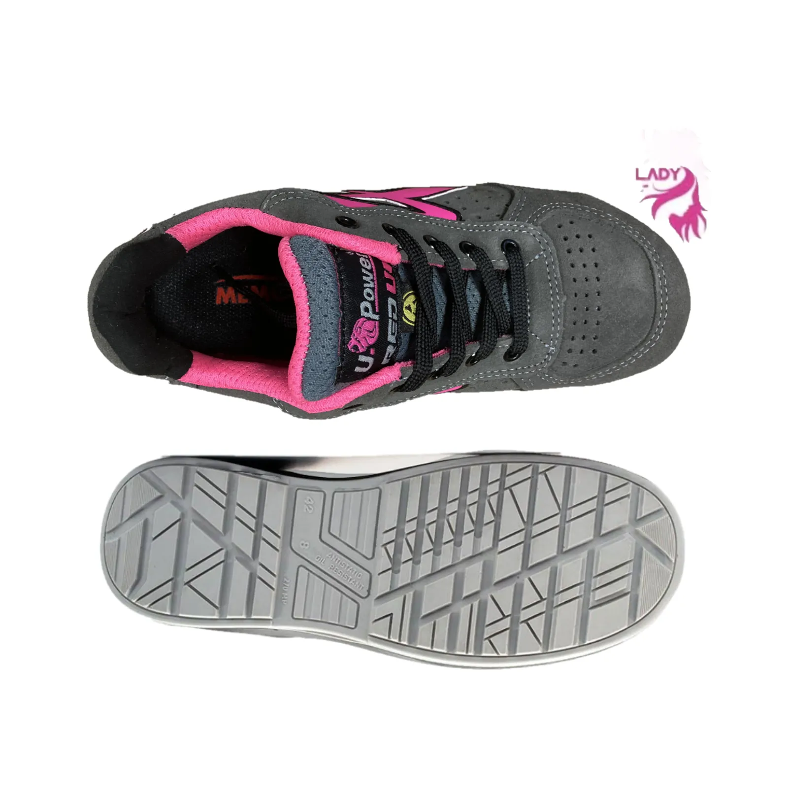 Scarpa antinfortunistica bassa S1P da DONNA UPOWER ELECTRA taglie da 35 a 42