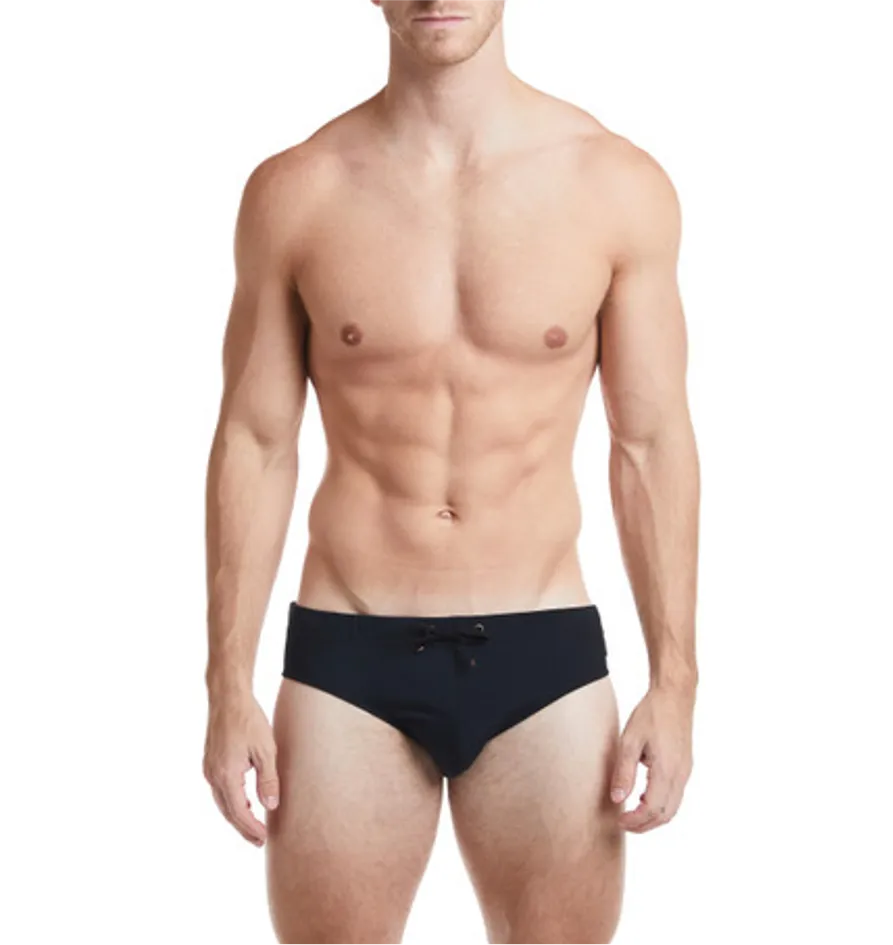 Solid Orange - COLIN Bikini Swim Brief