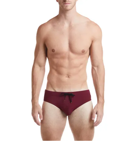 Solid Orange - COLIN Bikini Swim Brief