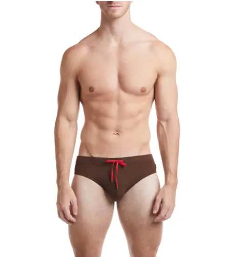 Solid Orange - COLIN Bikini Swim Brief