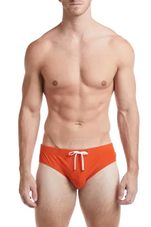 Solid Orange - COLIN Bikini Swim Brief