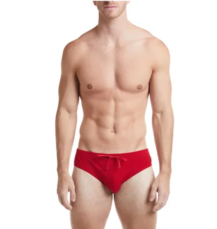 Solid Orange - COLIN Bikini Swim Brief