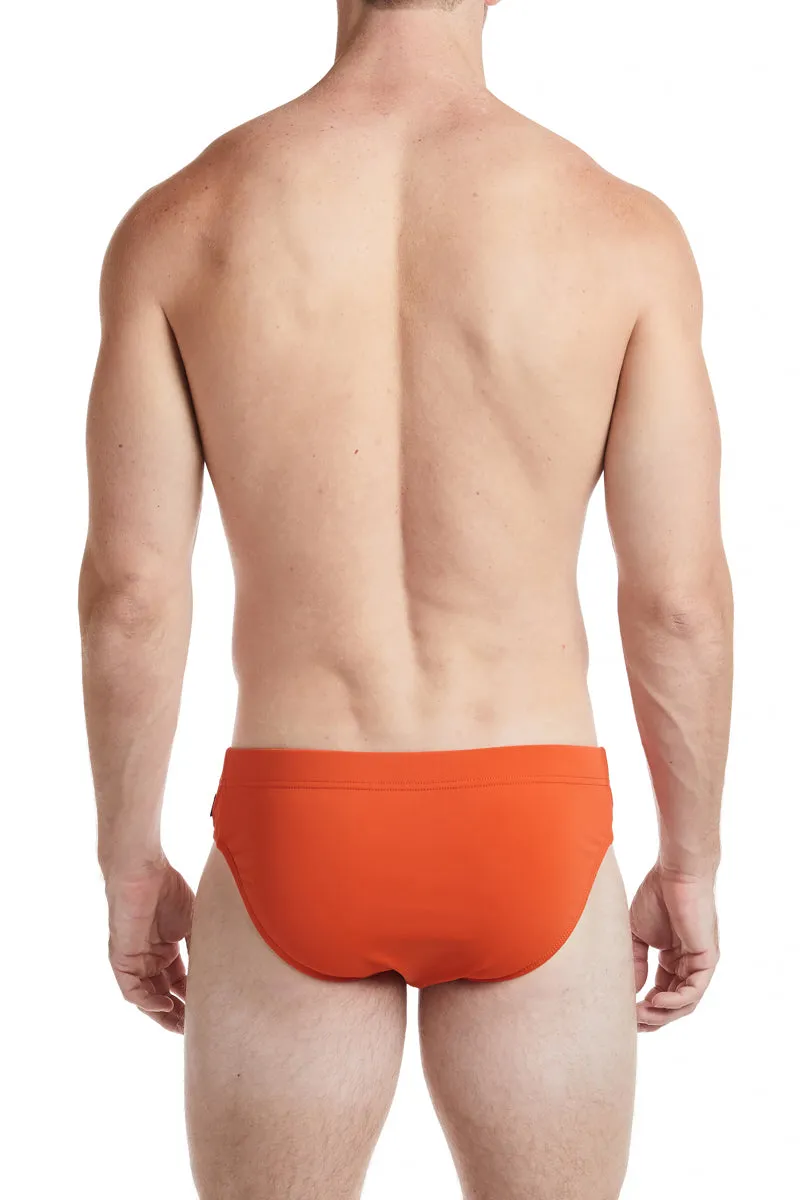 Solid Orange - COLIN Bikini Swim Brief