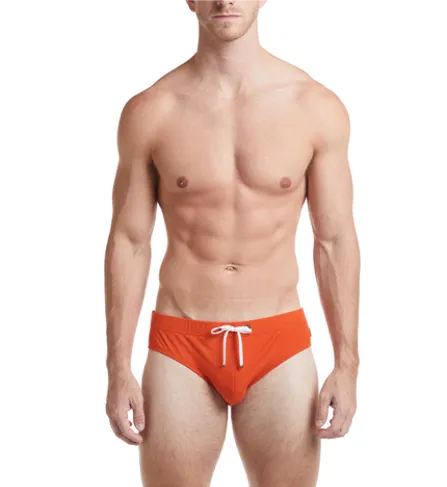 Solid Red - COLIN Bikini Swim Brief