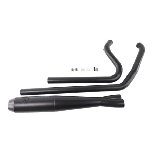 SP Concepts TC Bagger Full Length Turnpike Exhaust - Black for 1995-2016 Touring