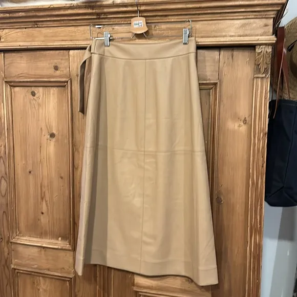 Ted Baker Faux Leather Skirt