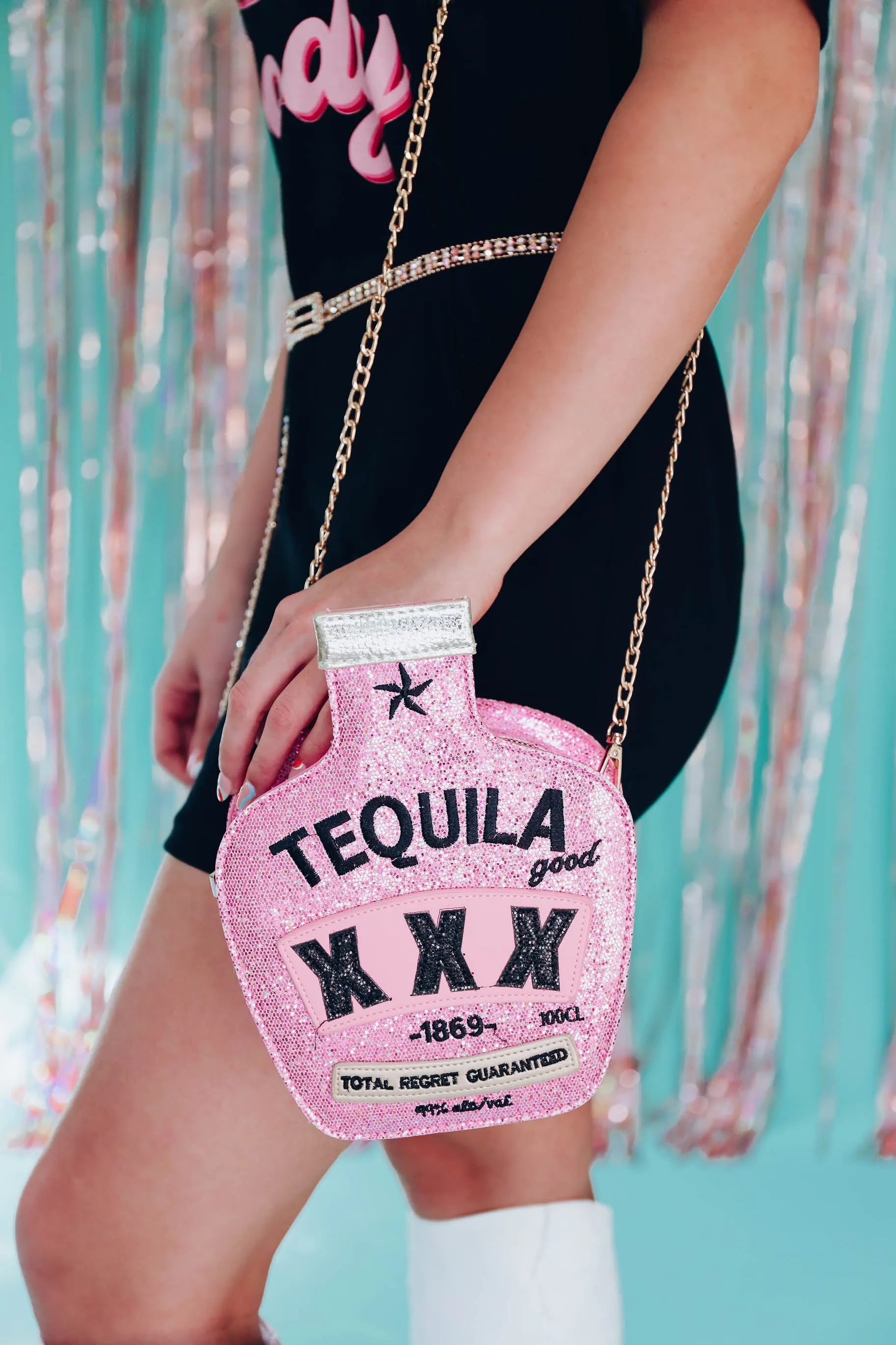 Tequila Lover Purse - Pink