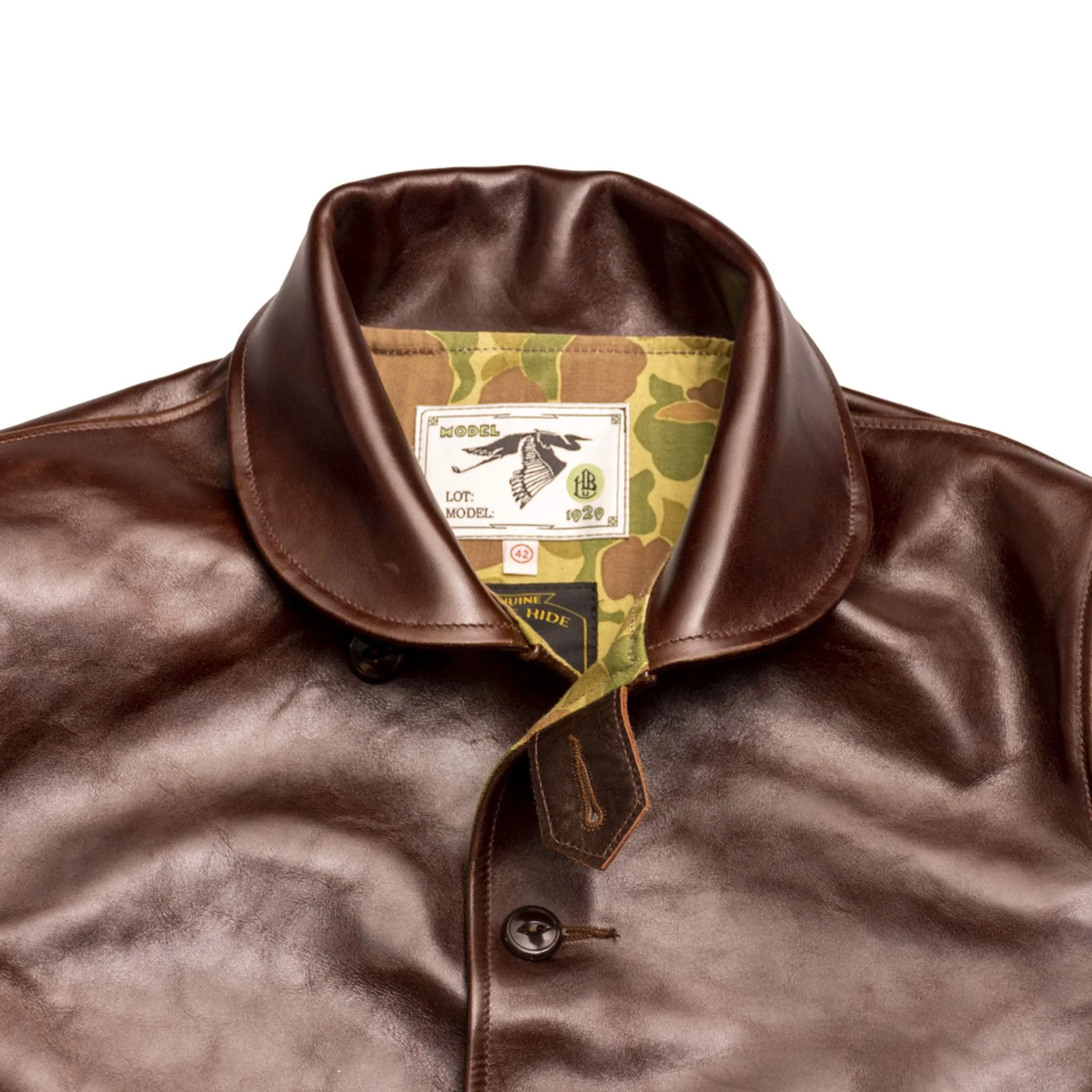 The Heron A-1 - Dark Brown Shinki Horsehide Oil Finish