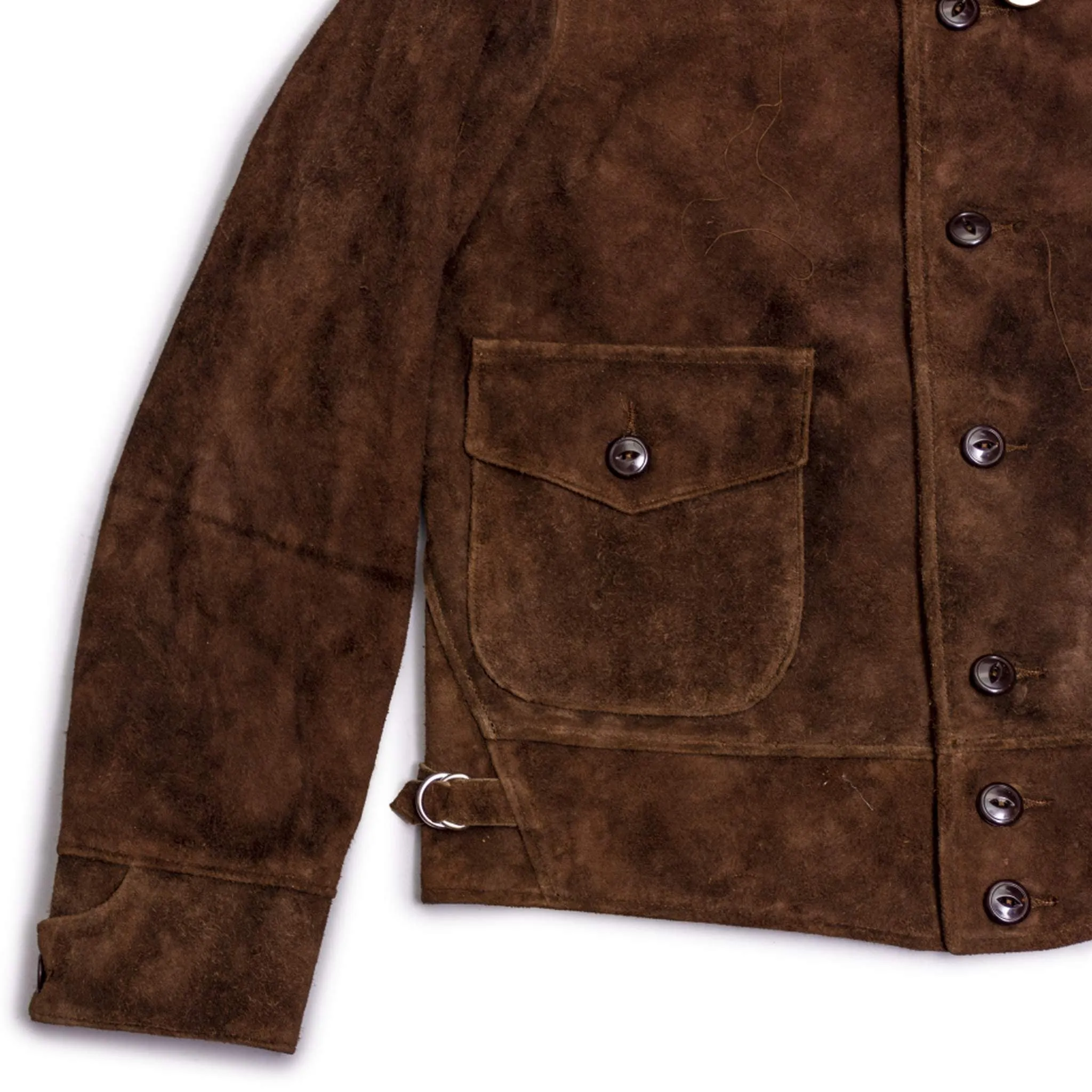 The Heron A-1 - Dark Brown Shinki Horsehide Suede