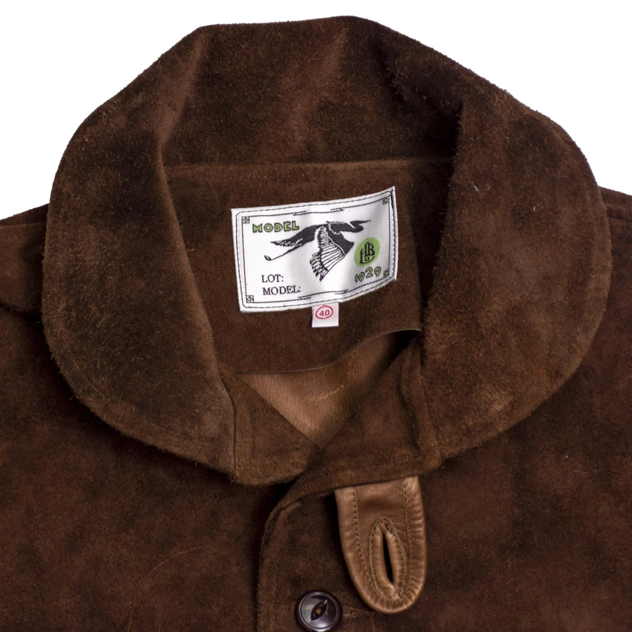 The Heron A-1 - Dark Brown Shinki Horsehide Suede