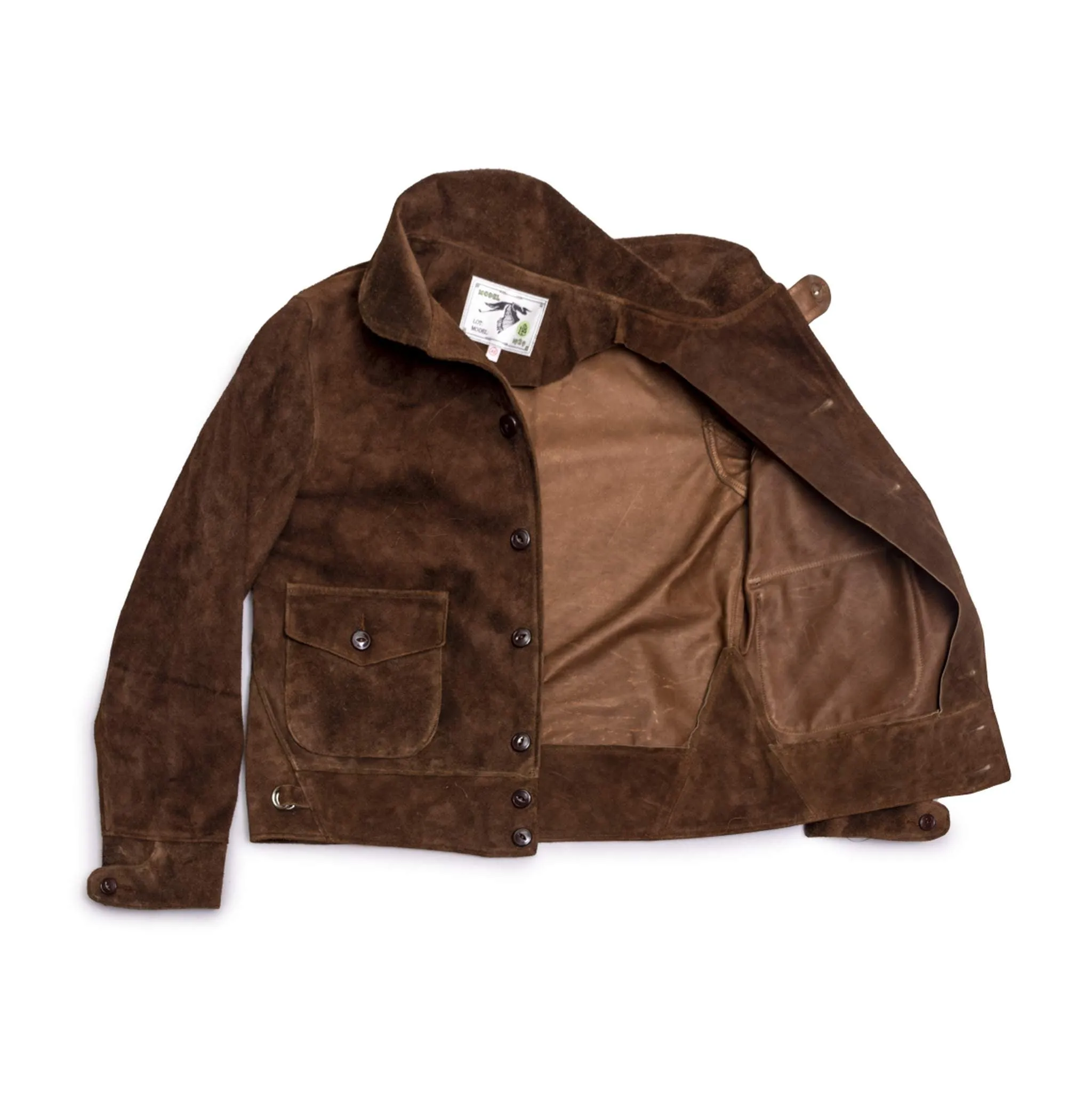 The Heron A-1 - Dark Brown Shinki Horsehide Suede