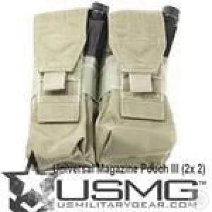 USMG Universal Magazine Pouch III (UMP3) (2X2) (Coyote Tan)